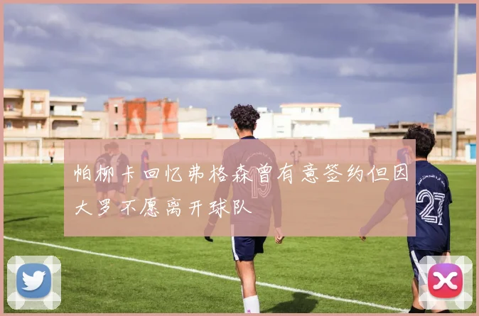 帕柳卡回忆弗格森曾有意签约但因大罗不愿离开球队